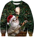 Round-neck pullover men's hooded sweatshirt