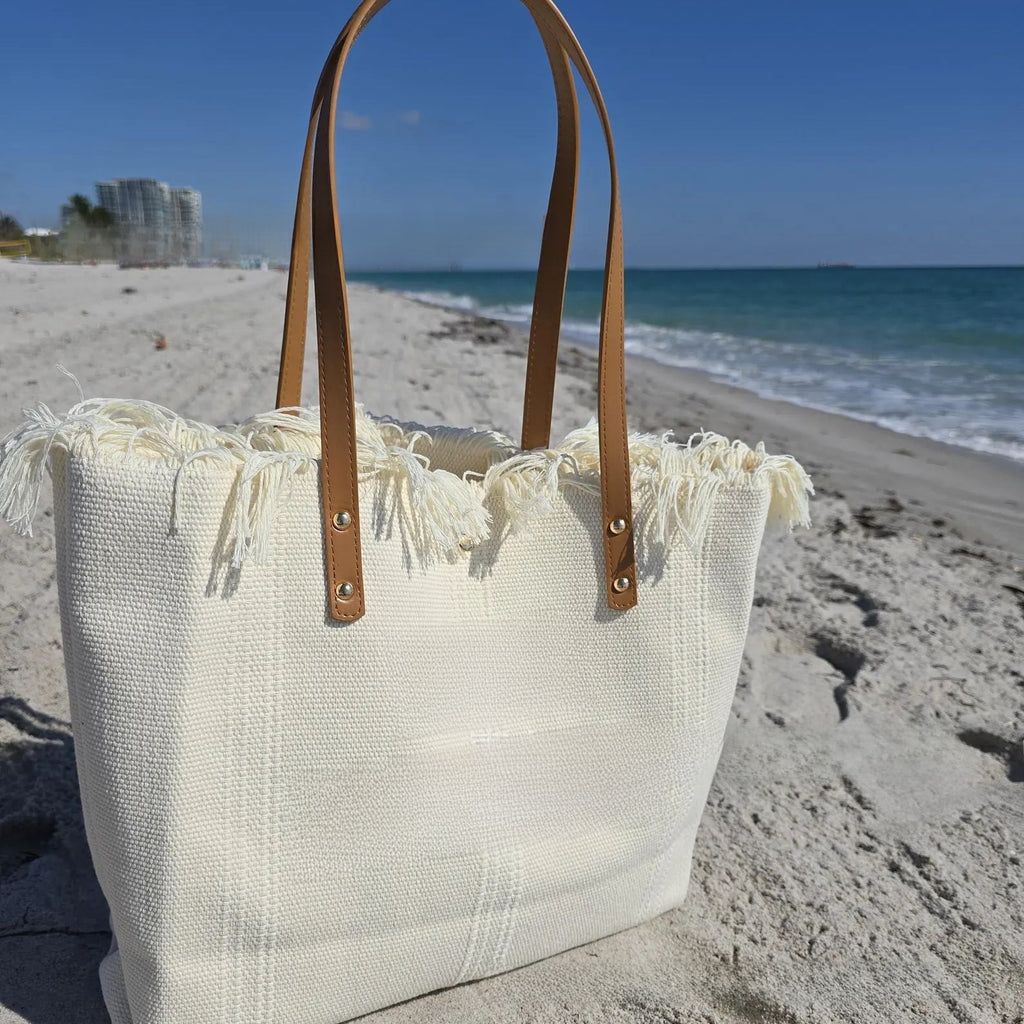 Letter Canvas Bag for Women ? Large-Capacity Shoulder Tote