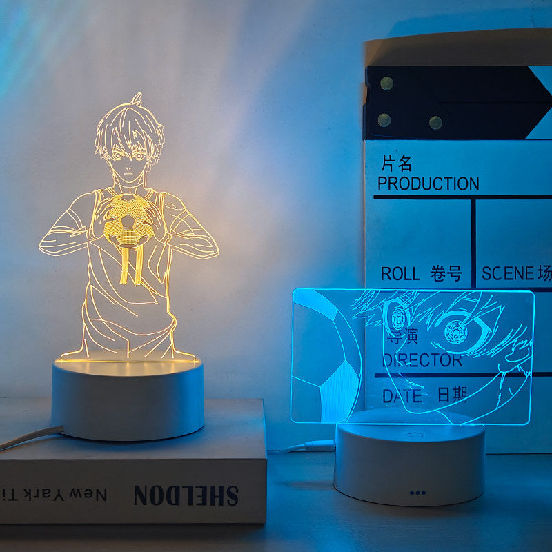 Blue Lock Anime Merchandise Decoration Jieshi Yifeng Le Hui Children's Room Sleep Night Light