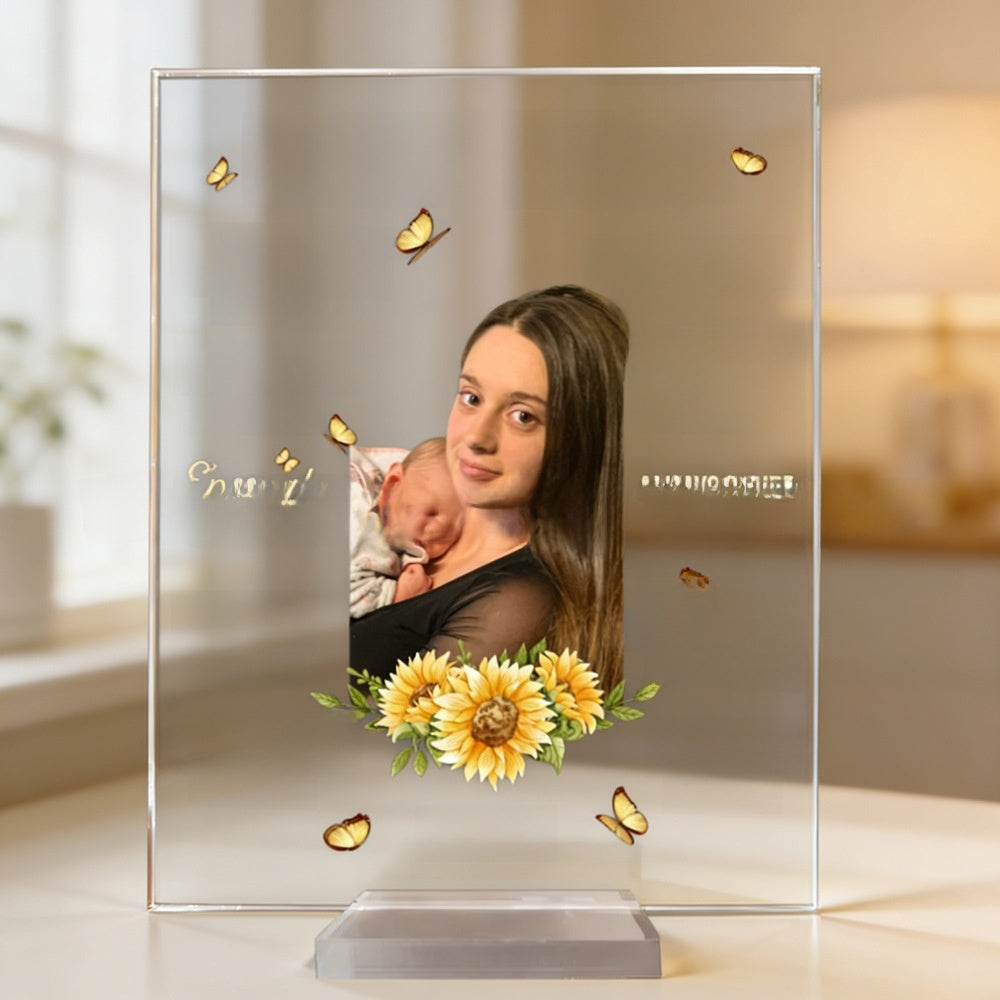 Personalized Acrylic Photo Frame Stand