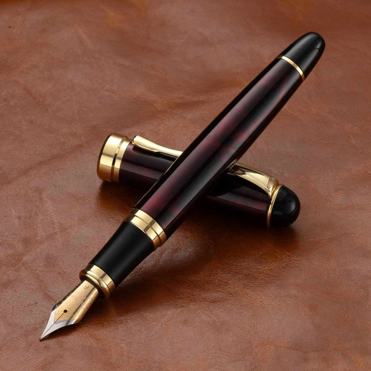 All-Metal Fountain Pen for Calligraphy Practice
