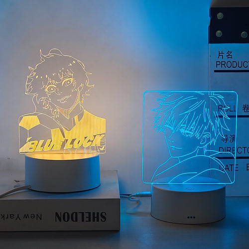 Blue Lock Anime Merchandise Decoration Jieshi Yifeng Le Hui Children's Room Sleep Night Light