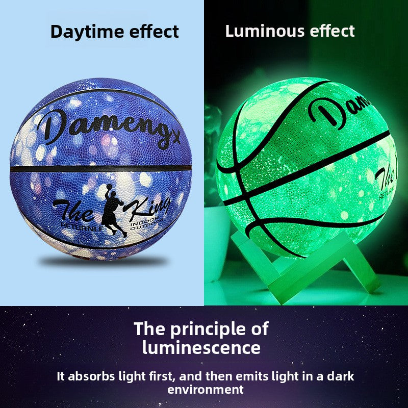 Glow in Dark PU Basketball