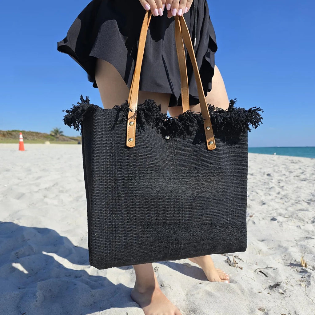 Letter Canvas Bag for Women ? Large-Capacity Shoulder Tote