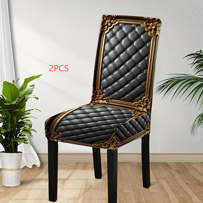Pattern Elastic Dining Chair Covers