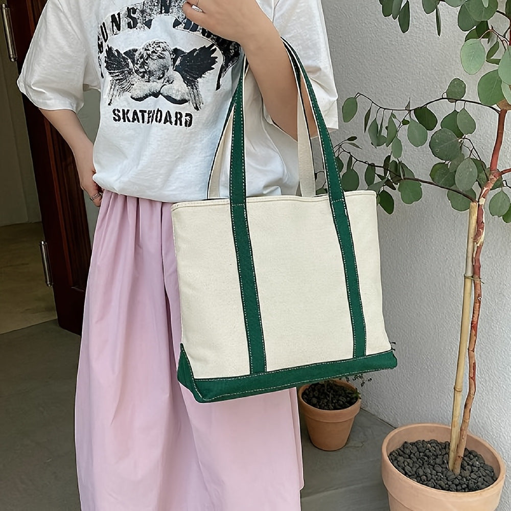 Personalized Embroidered Canvas Tote Bag