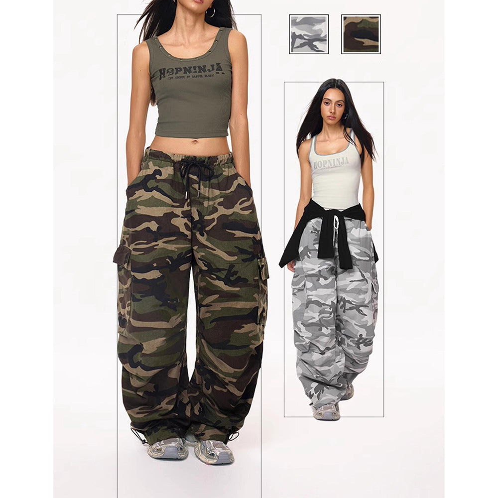 Camouflage Workwear Casual Pants