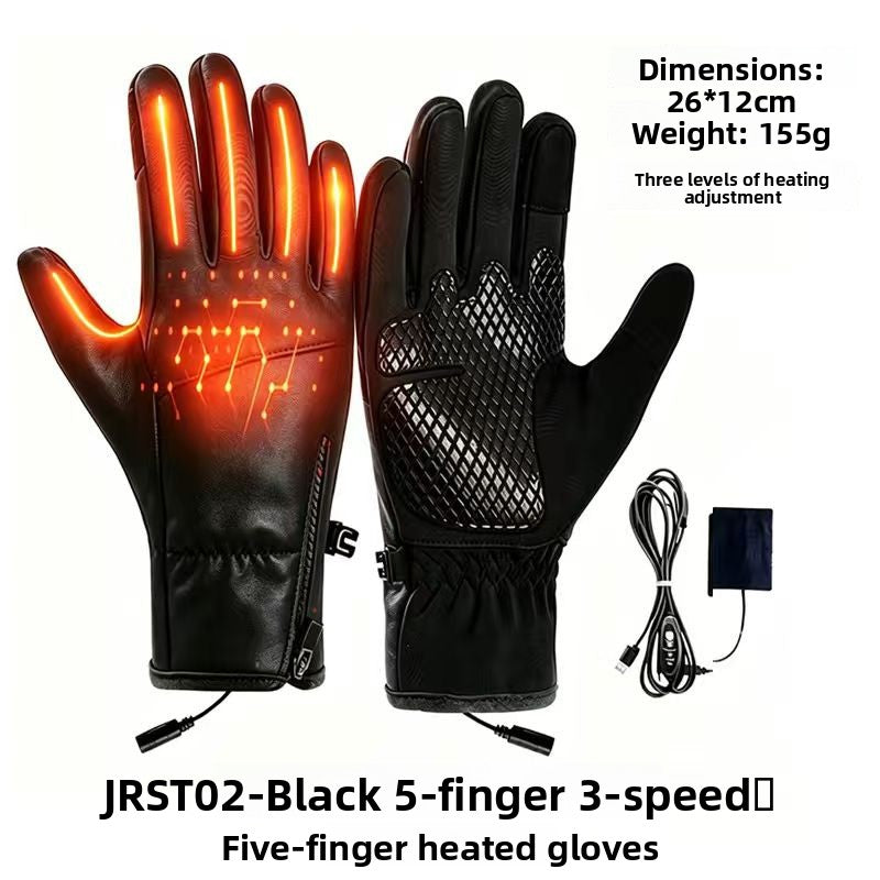 USB Electric Heating Gloves for Outdoor Activities