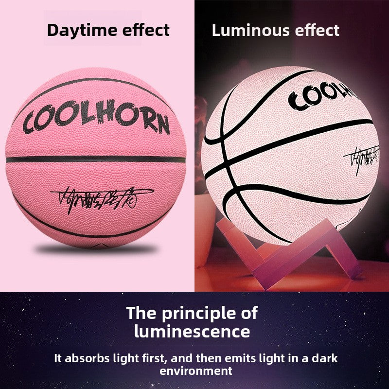 Glow in Dark PU Basketball