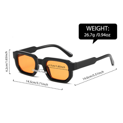 1PC, fashionable square frame glasses, a variety of colors to choose from, parties, props, cool and trendy, suitable for parties