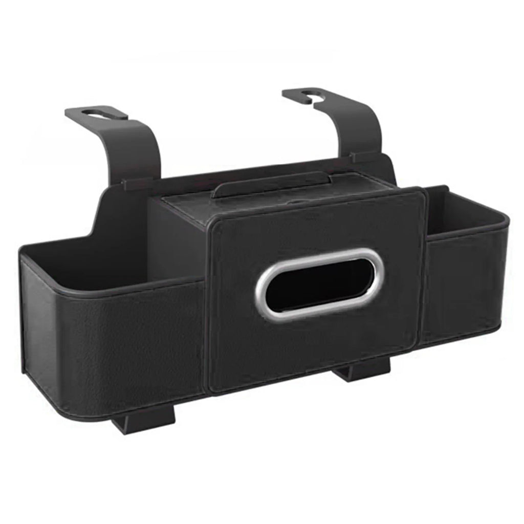 Universal Car Backseat Organizer with Tissue Box and 2 Cup Holders