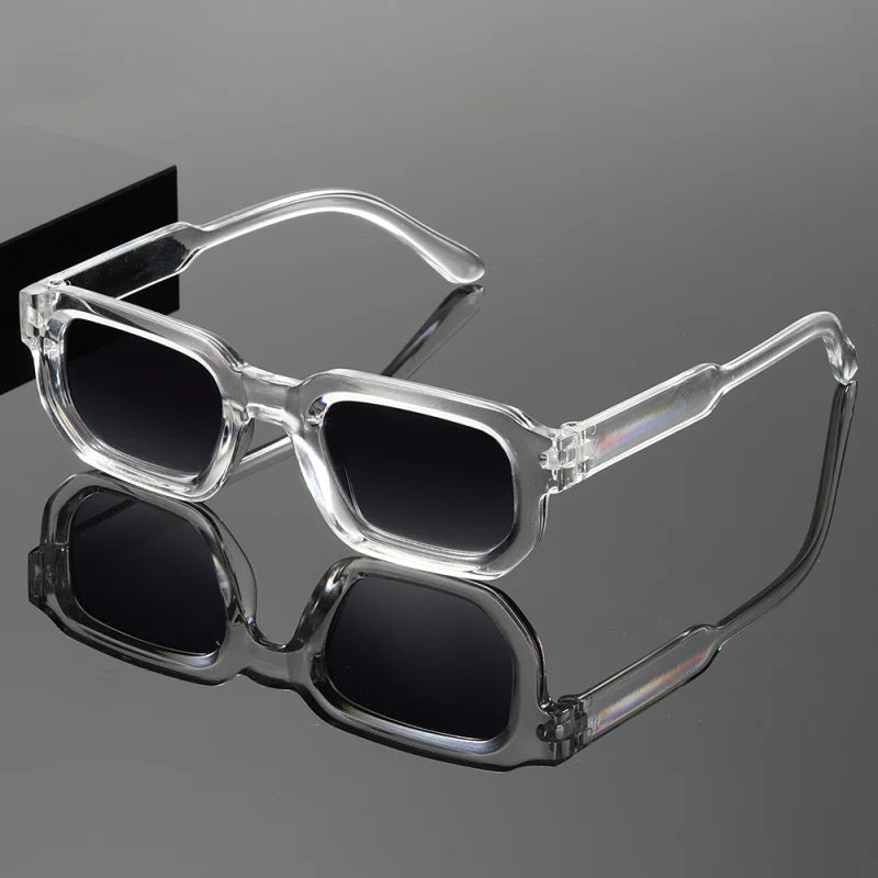 1PC, fashionable square frame glasses, a variety of colors to choose from, parties, props, cool and trendy, suitable for parties