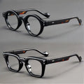 A Set of 2 vintage Round and Square Reading Glasses, Suitable for Both Men and Women, Designed to Assist with Presbyopia