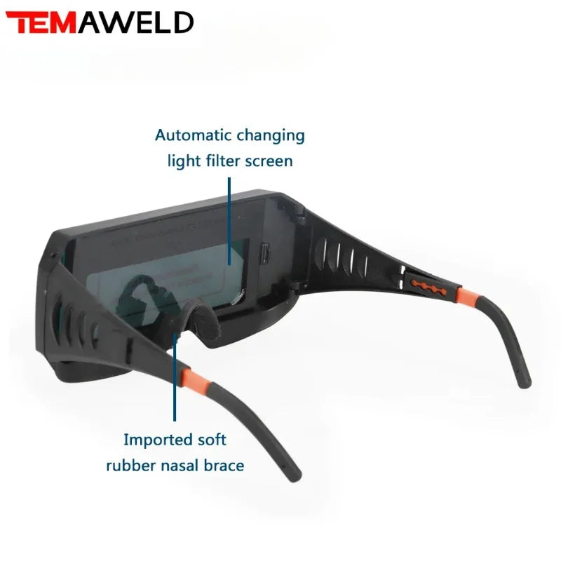 Welders Glass welding goggles Automatic Variable Photoelectric Welding Glasses Auto Darkening Welding Helmets Protective Glasses