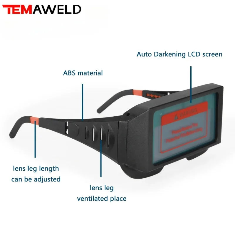Welders Glass welding goggles Automatic Variable Photoelectric Welding Glasses Auto Darkening Welding Helmets Protective Glasses