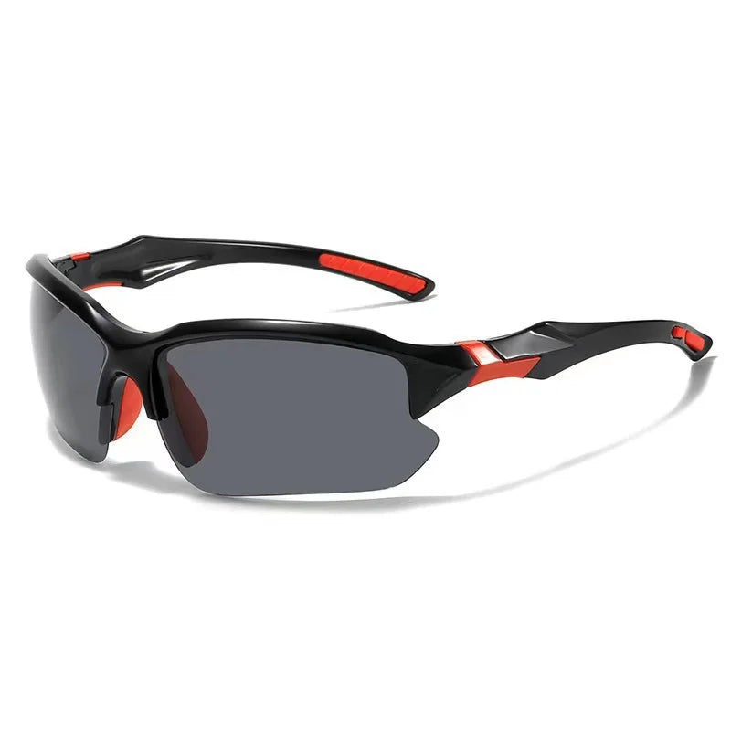 Outdoor Polarized Fashionable Sports Glasses for Men and Women, Windproof Suitable for Baseball Running Fishing Golf and Driving