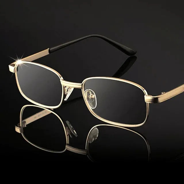 Glass Lens Reading Glasses Men Women Presbyopia Magnifying Clear Crystal Lenses Anti-Scratch Diopter Eyewear +150 250 350
