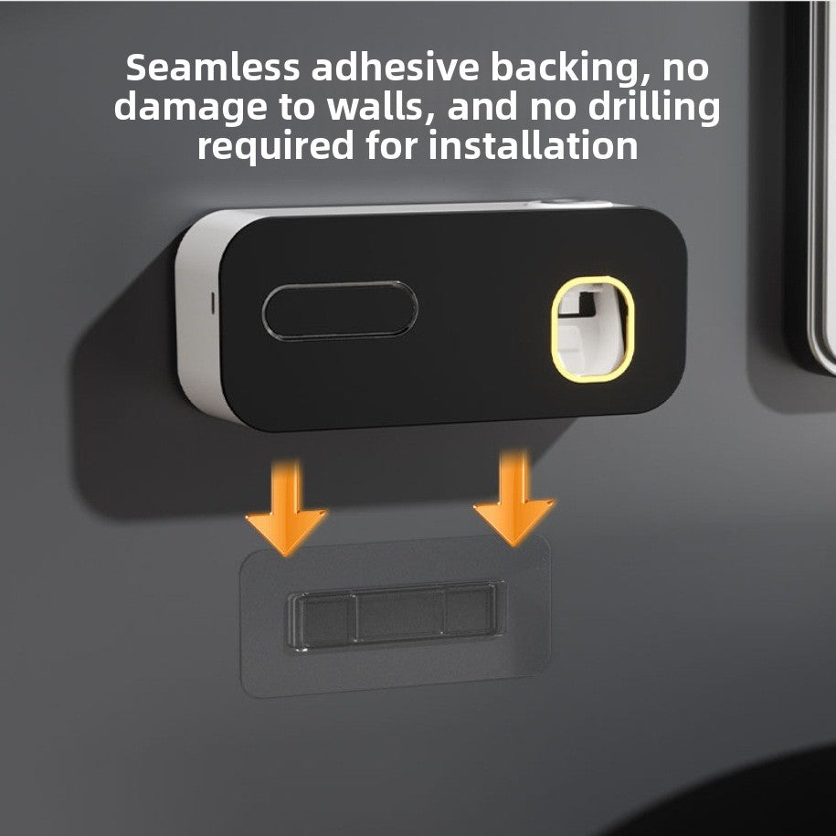 Smart UV Toothbrush Holder with Toothpaste Dispenser