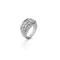 Stainless Steel Metal Block Ring