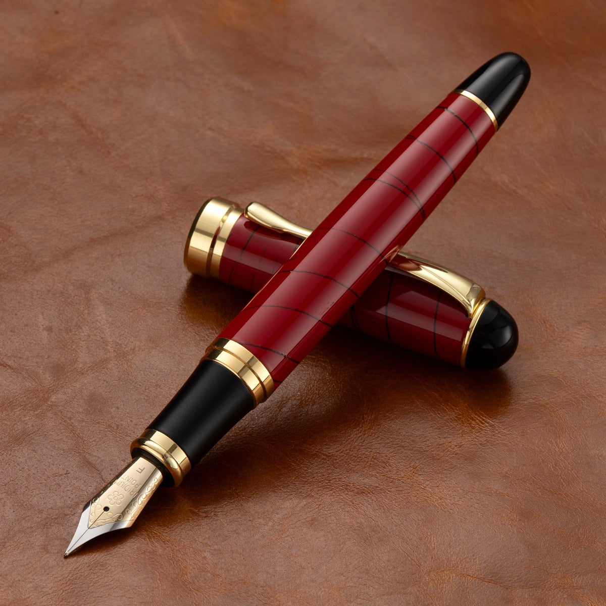 All-Metal Fountain Pen for Calligraphy Practice