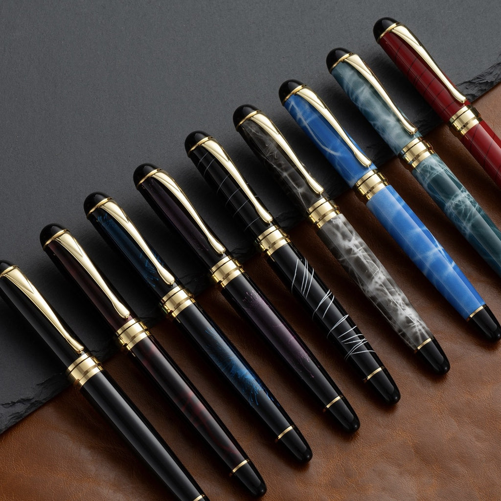 All-Metal Fountain Pen for Calligraphy Practice