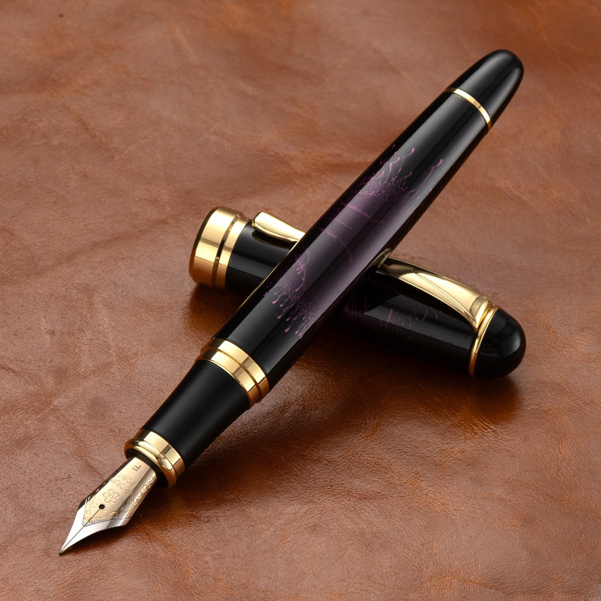 All-Metal Fountain Pen for Calligraphy Practice
