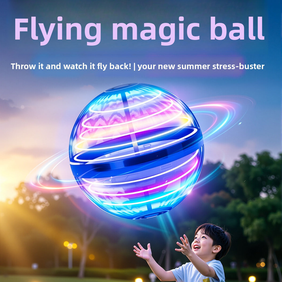 Sensor Spinning Magic Ball Toy