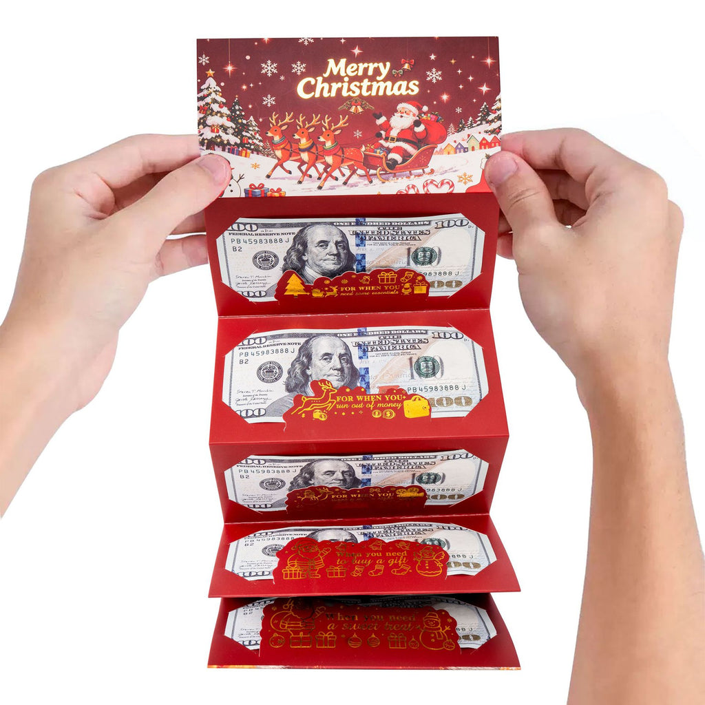 Christmas Dollar Red Envelope Party Money Box