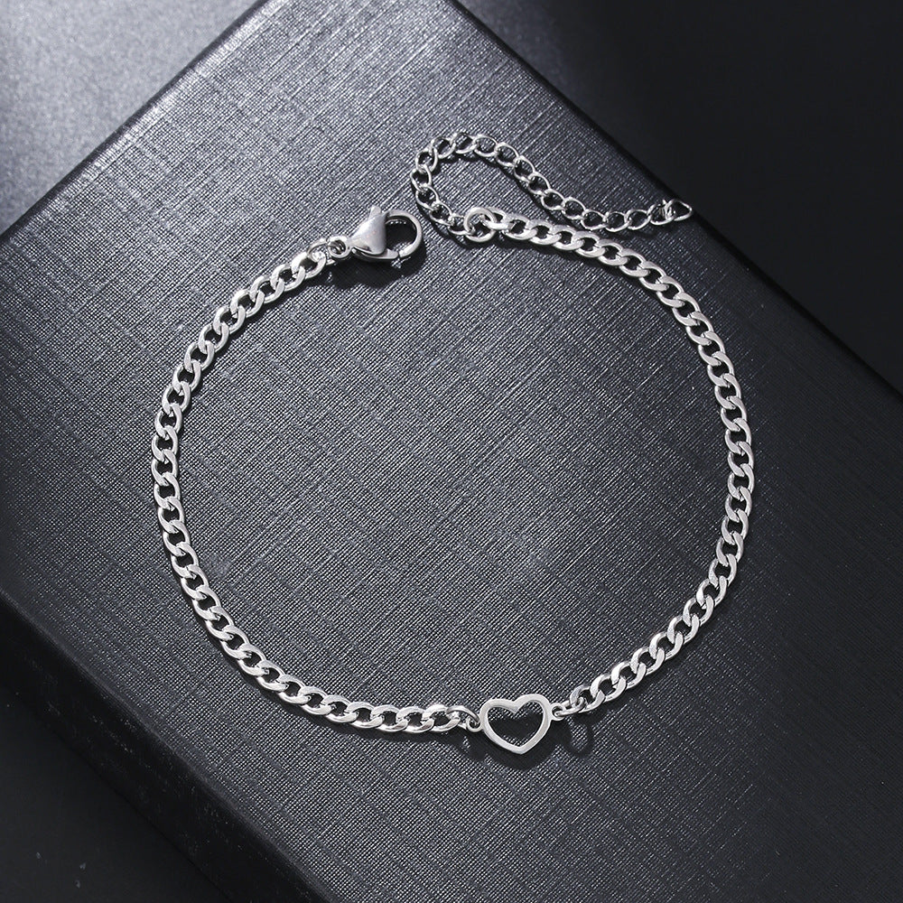 Stainless Steel Triangle NK Chain Bracelet | Men & Women