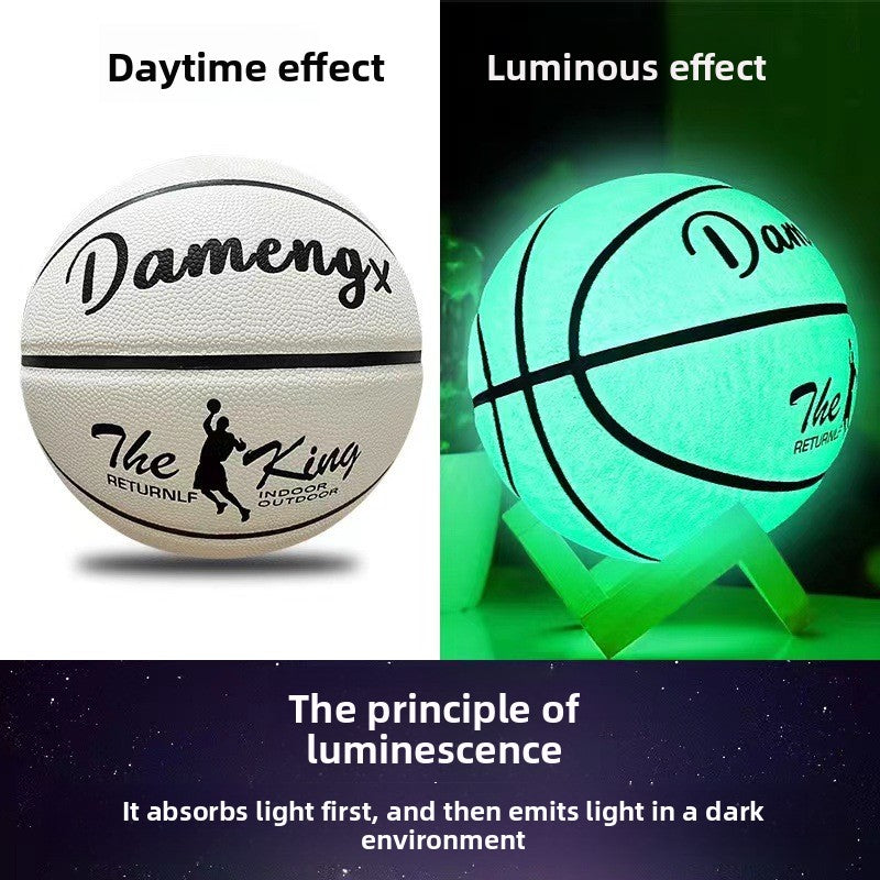 Glow in Dark PU Basketball
