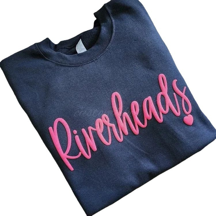 Foam Lettering Cotton Sweatshirt