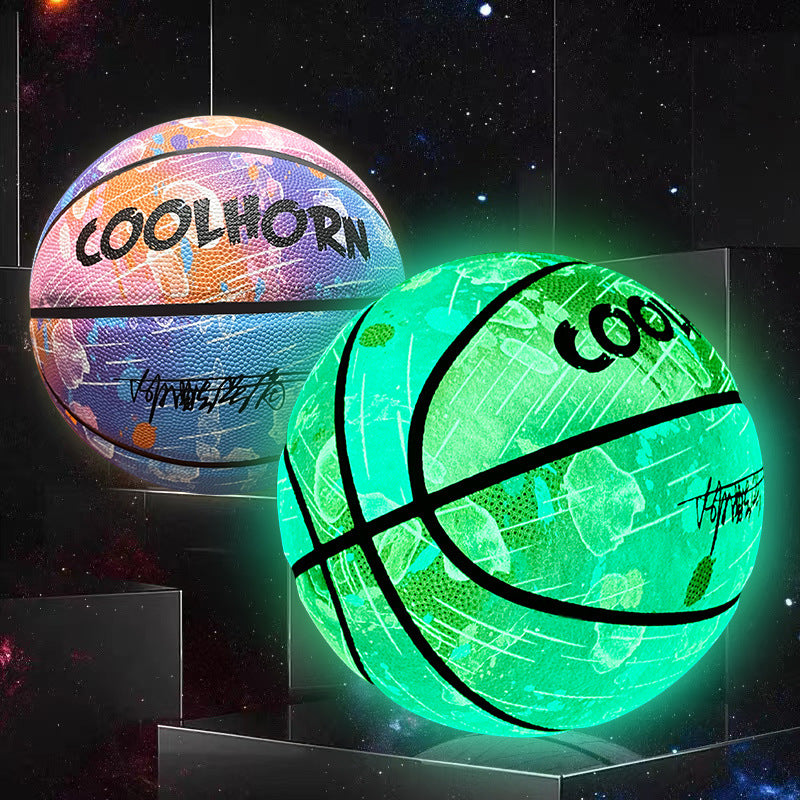Glow in Dark PU Basketball
