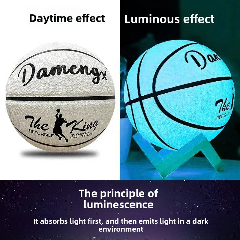 Glow in Dark PU Basketball
