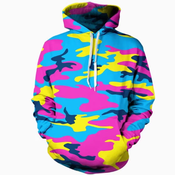 3D Print Hooded Sweatshirt