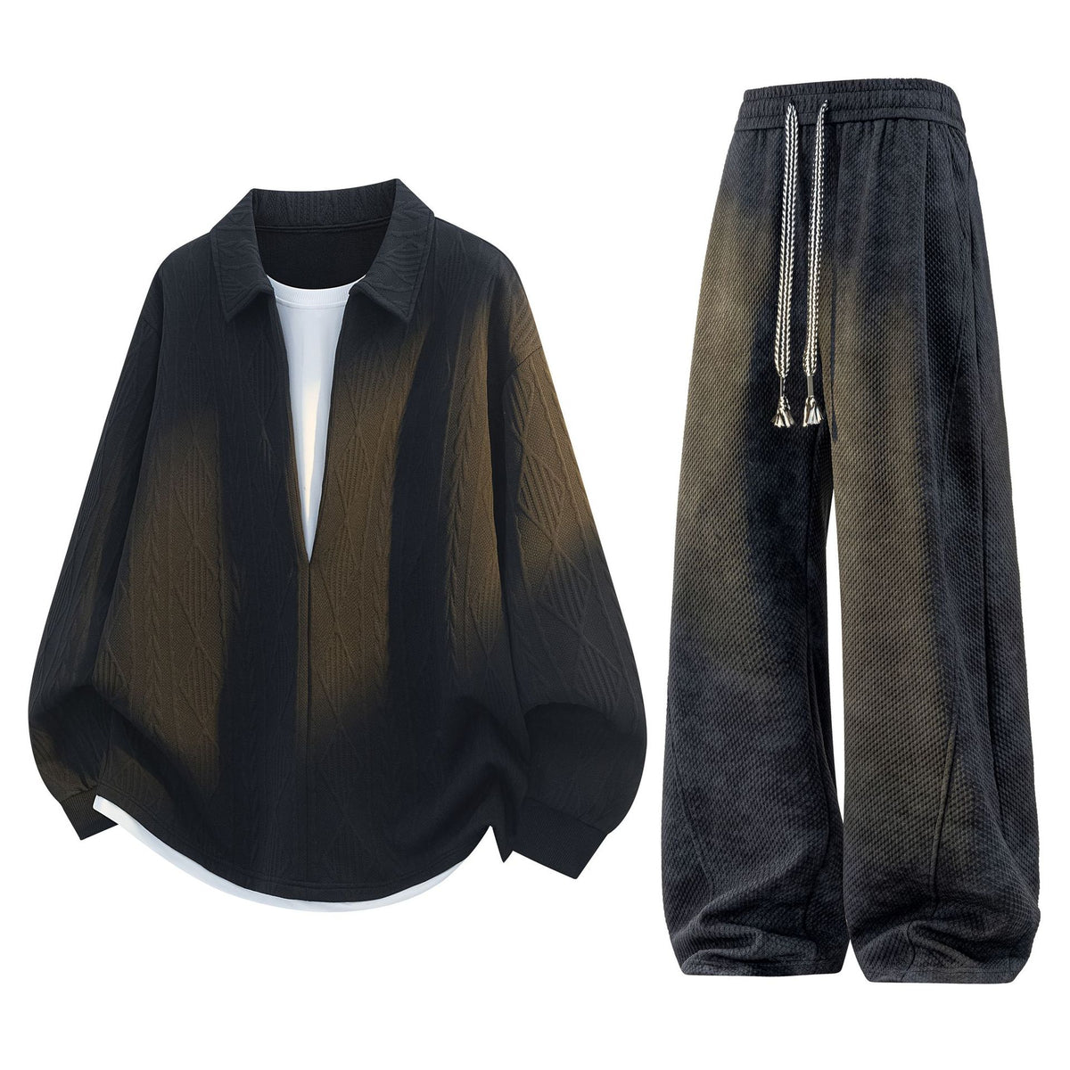 Men's Casual Two-Piece Sweatshirt Set
