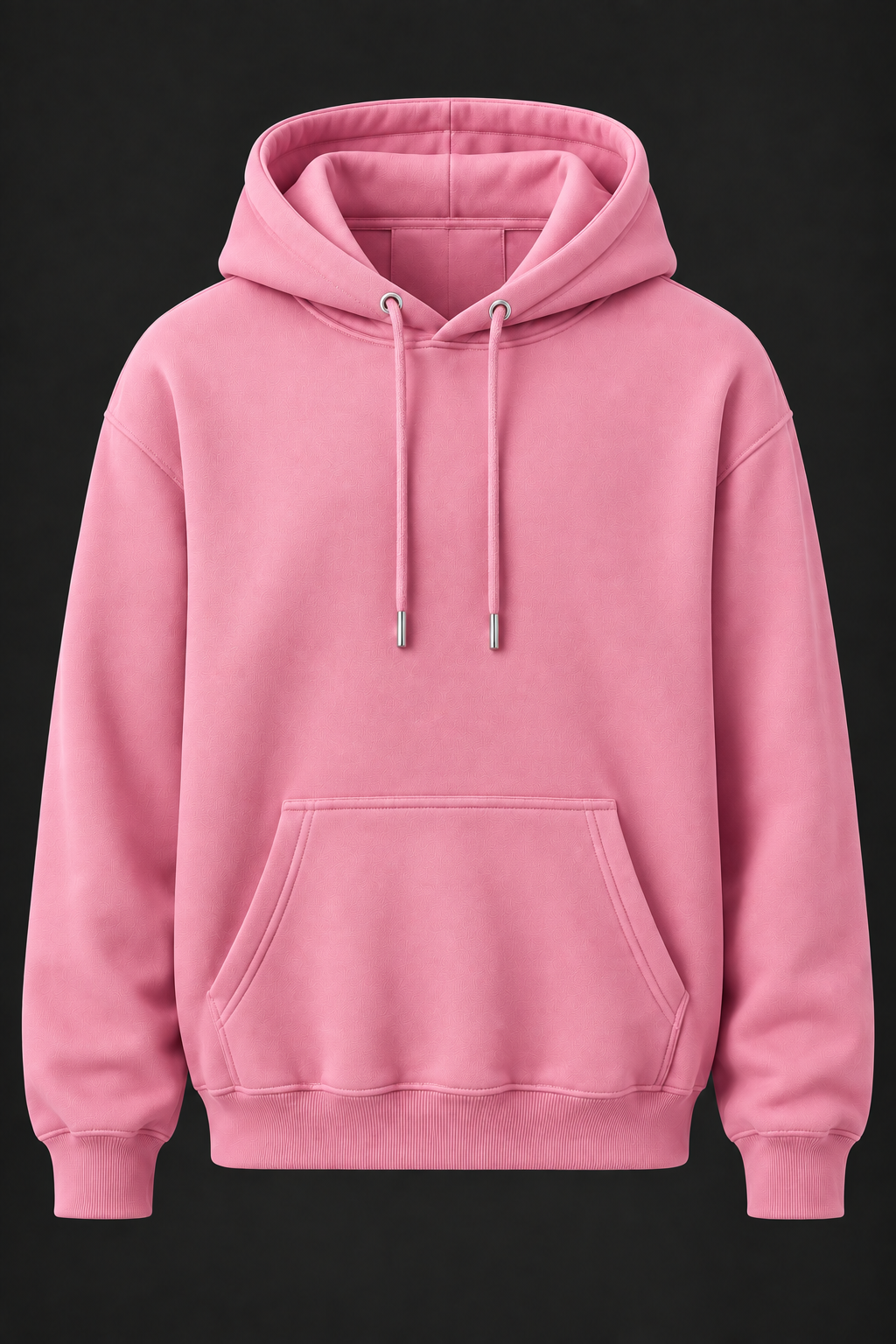 Embroidered Sweat roze hoodie